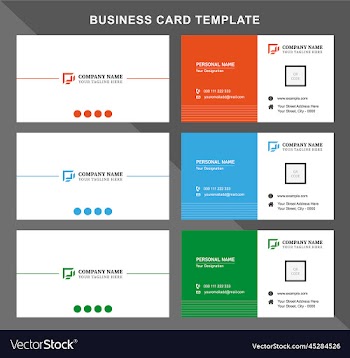 modern business card template