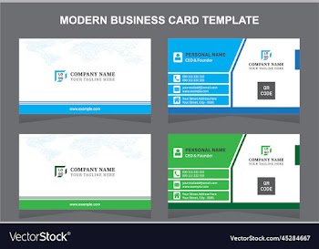 modern business card template