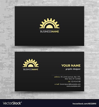 					Modern Business Cards Templates Set vector image														