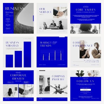 Modern business Instagram post template | Free PSD - rawpixel