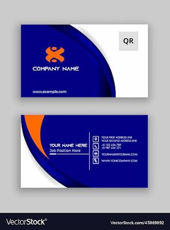 modern business template visiting cards design