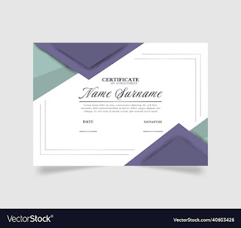 modern certificate template design