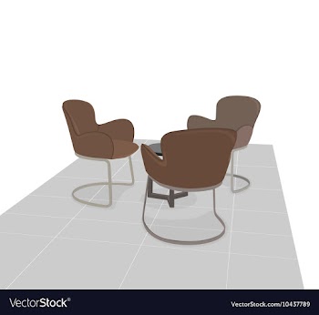 Modern chairs vector image