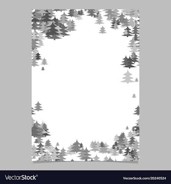 Modern christmas design page template - blank vector image
