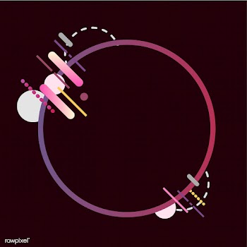 Modern circle banner in colorful frame illust.. | Free stock vector - 513397