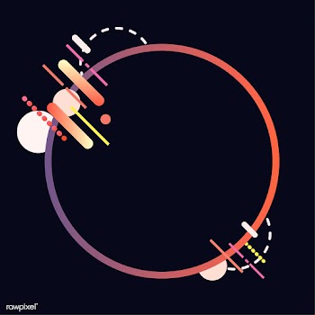 Modern circle banner in colorful frame illust.. | Free stock vector - 513399