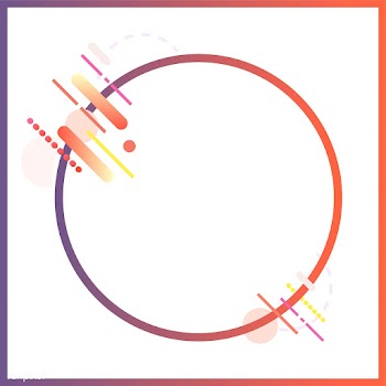 Modern circle banner in colorful frame illust.. | Free stock vector - 513410