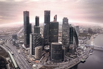 Modern city skyline, office buildings | Free Photo - rawpixel
