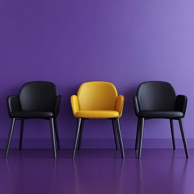 Modern Colorful Chairs in Stylish Interior Modern Colorful Chairs in Stylish Interior