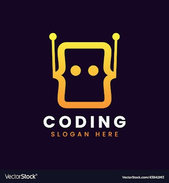 modern computer programming coding logo design