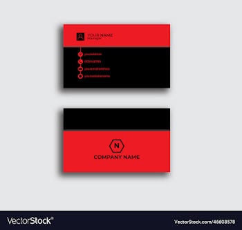 modern corporate business card design template