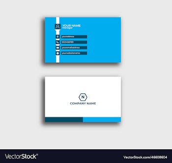 modern corporate business card design template