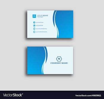 modern corporate business card design template