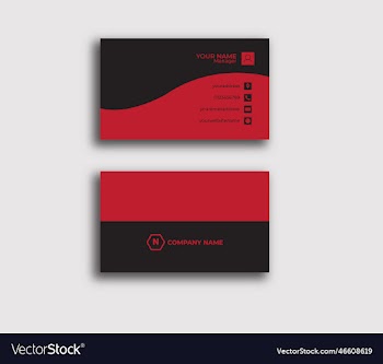 modern corporate business card design template