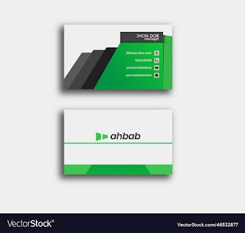 modern corporate business card template