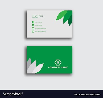 modern corporate business card template