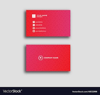 modern corporate business card template