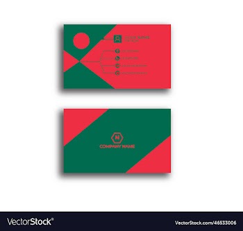 modern corporate business card template