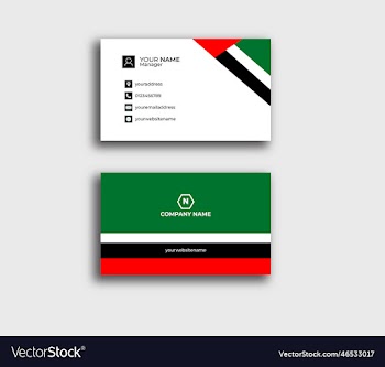 modern corporate business card template