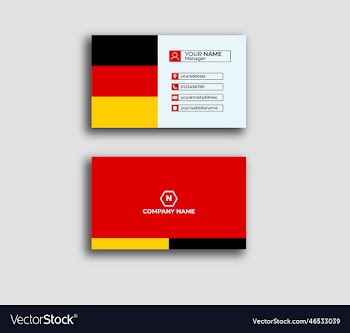 modern corporate business card template