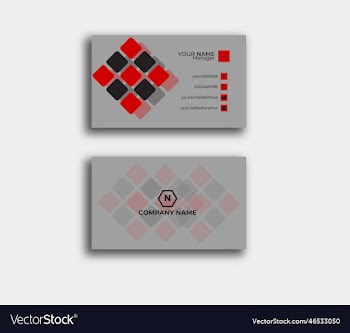 modern corporate business card template