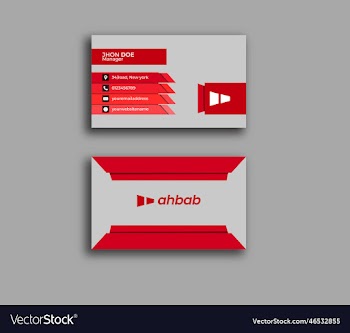 modern corporate business card template business