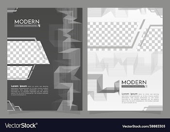 modern cover template with abstract design