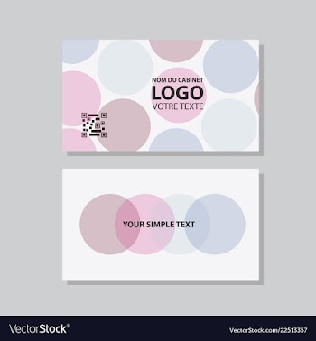 Modern creative and clean business card template vector image