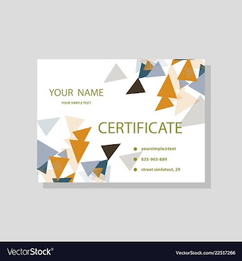 Modern creative and clean business card template vector image