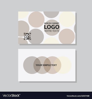 Modern creative and clean business card template vector image