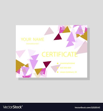 Modern creative and clean business card template vector image