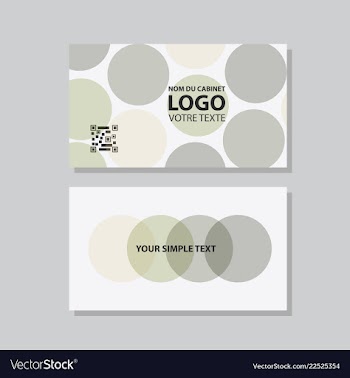 Modern creative and clean business card template vector image