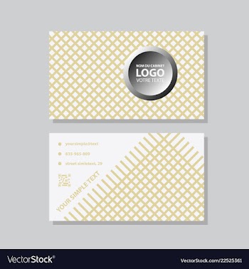 Modern creative and clean business card template vector image