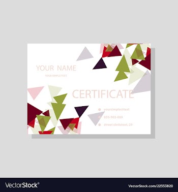 Modern creative and clean business card template vector image
