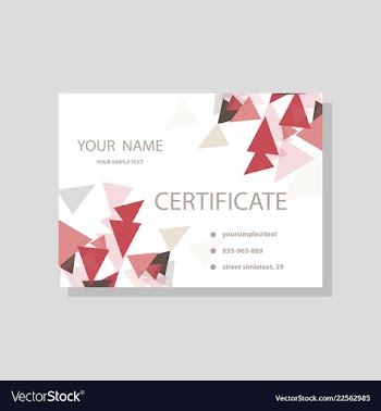 Modern creative and clean business card template vector image