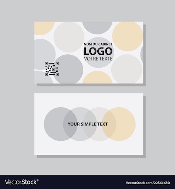 Modern creative and clean business card template vector image
