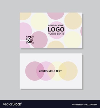 Modern creative and clean business card template vector image