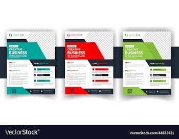 modern creative business flyer bundle design templ