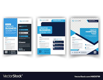modern creative business flyer bundle design templ