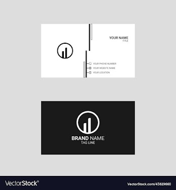 modern creative minimal business card design