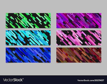 Modern diagonal stripe pattern banner background vector image