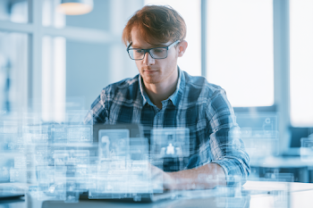 Modern E-Learning Workspace with AI Tutoring