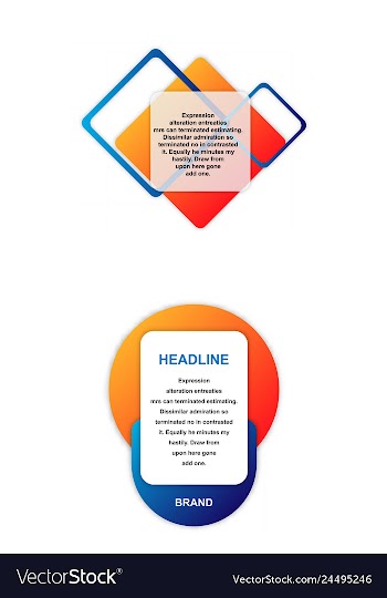 Modern elements infografics template for your vector image