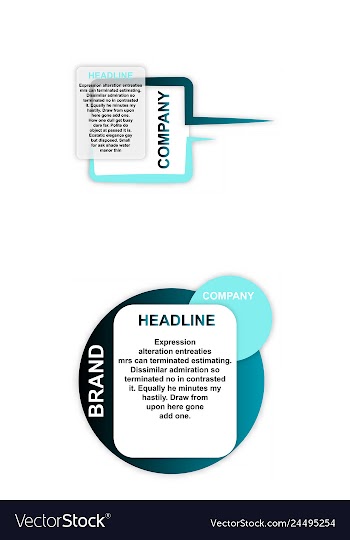 Modern elements infografics template for your vector image