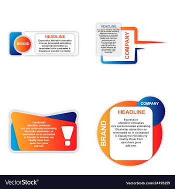 Modern elements infografics template for your vector image