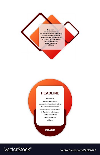 Modern elements infografics template for your vector image
