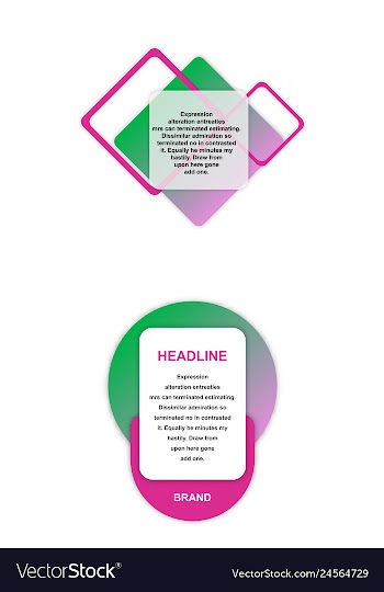 Modern elements infografics template for your vector image