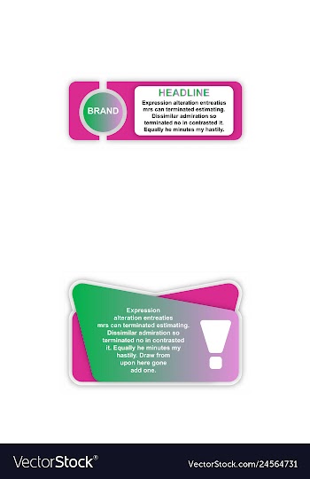 Modern elements infografics template for your vector image