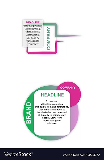 Modern elements infografics template for your vector image