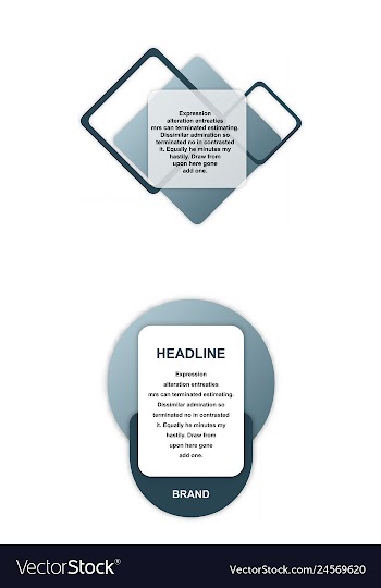 Modern elements infografics template for your vector image